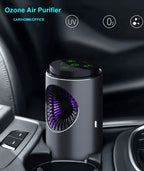 Car Air Purifier Cleaner with Ozone Generator Negative Ion Fragrance Air Freshener UVC Sanitizing Machine for Vehicle Interior