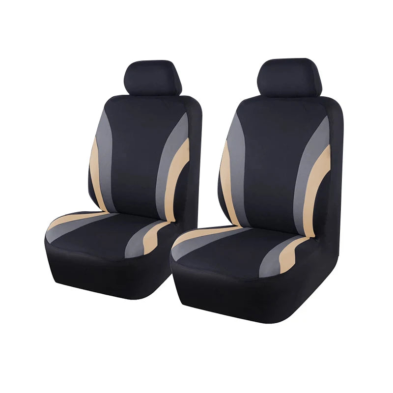 Polyester Fabric Car Seat Covers Rear Seat Backest With 3 Zipper Can Split Universal Size Seat Covers Fit For Most Car SUV Truck