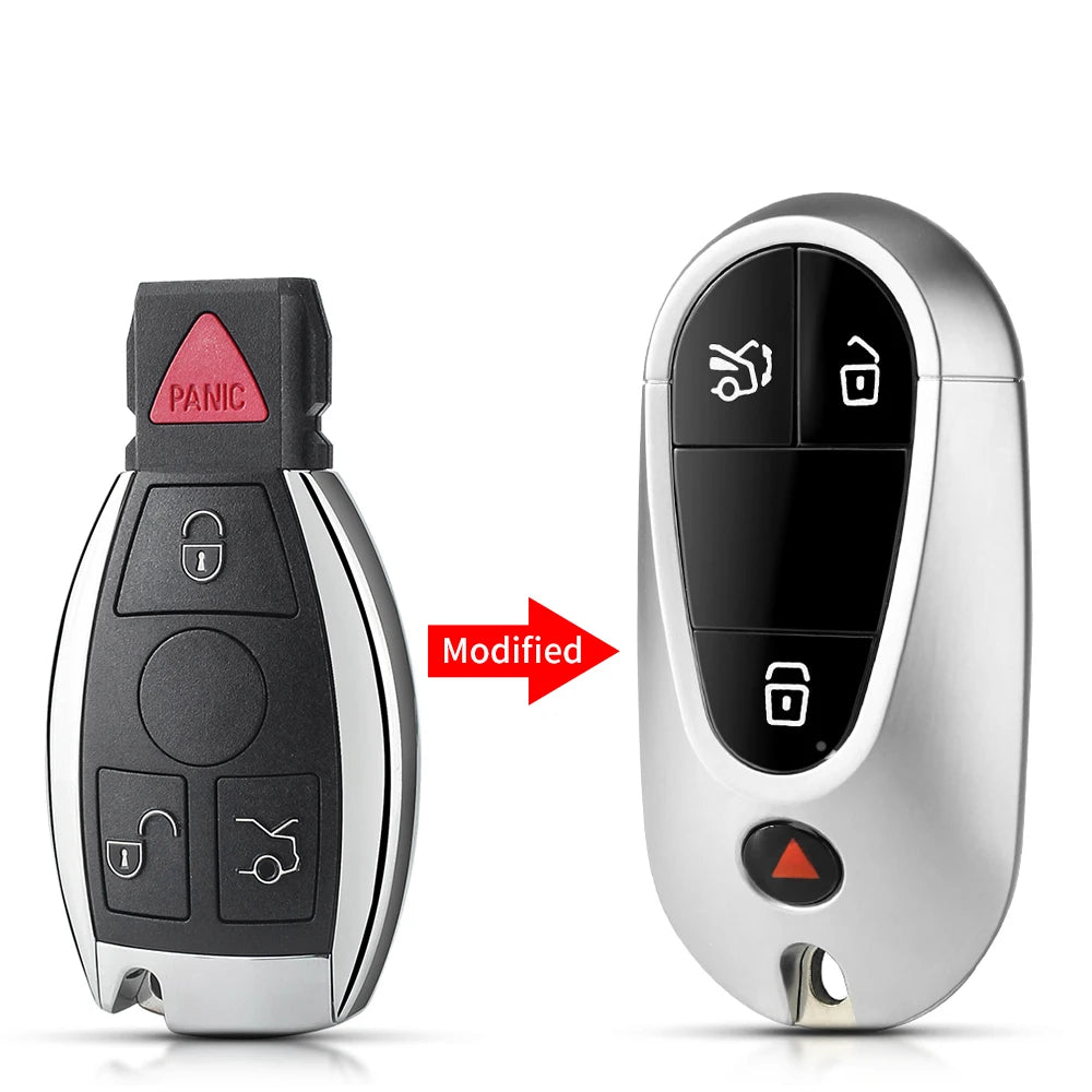KEYYOU For Mercedes Benz A B S E Class Auto Remote Car Key Support NEC And BGA 2000+ Year Modified Car Key Shell Fob CM World
