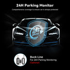 2K 2560*1440P Dash Cam WIFI GPS Car DVR Camera Video Drive Recorder Dashcam Registrar Black Box 24 Hour Monitoring Night Vision Car Mobile World