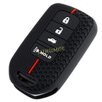 Silicone Car 4 Buttons Key Case Chain Cover Protection For Honda Accord Civic CR-V HR-V Fit Pilot Insight 2019 2020 2021 2022 CM World