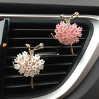 Car Fragrance Perfume Clip Diffuser Ballet Girl Car Air Freshener Auto Vent Scent Parfum Diffuser Diffuseur Voiture Car Purifier CM World