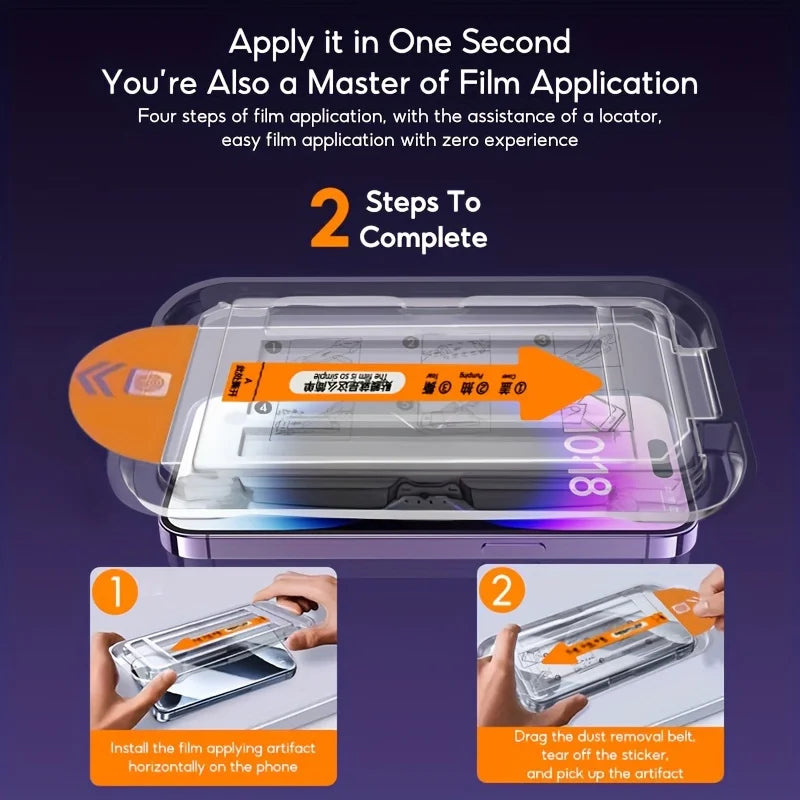 Tempered Glass Screen Protector For iPhone 16 15 14 13 12 11 17 Pro Max 16e Protective Film iPhone16 Pro Max XR X XS 7 8 16Plus Car Mobile World