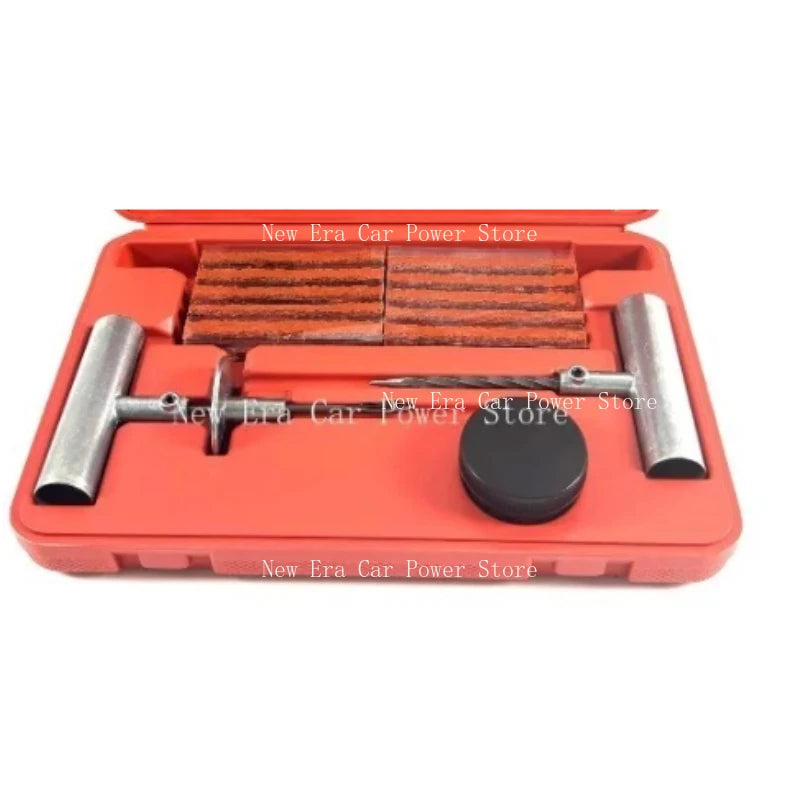 77-Piece Automotive Tire Repair Kit Vacuum Tire Patch Tool Set