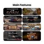 DDPAI 4K Dash Cam Z60 Pro HDR Support Front and Rear Interior Car Camera SONY STARVIS2 678 Sensor 5GHz Wi-Fi GPS ADAS 4G Car DVR Car Mobile World