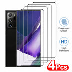 4-1Pcs Curved Tempered Glass For Samsung Galaxy S26 Ultra S25 S24 S23 S22 S21 Ultra Plus Note 20 S8 S9 Screen Protector Glass