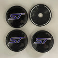 4Pcs 60mm Car Wheel Center Hub Cap Rim Cover For Ford ST Fiesta Focus Edition Puma X KUGA Mondeo Ecosport Car Auto Accessories