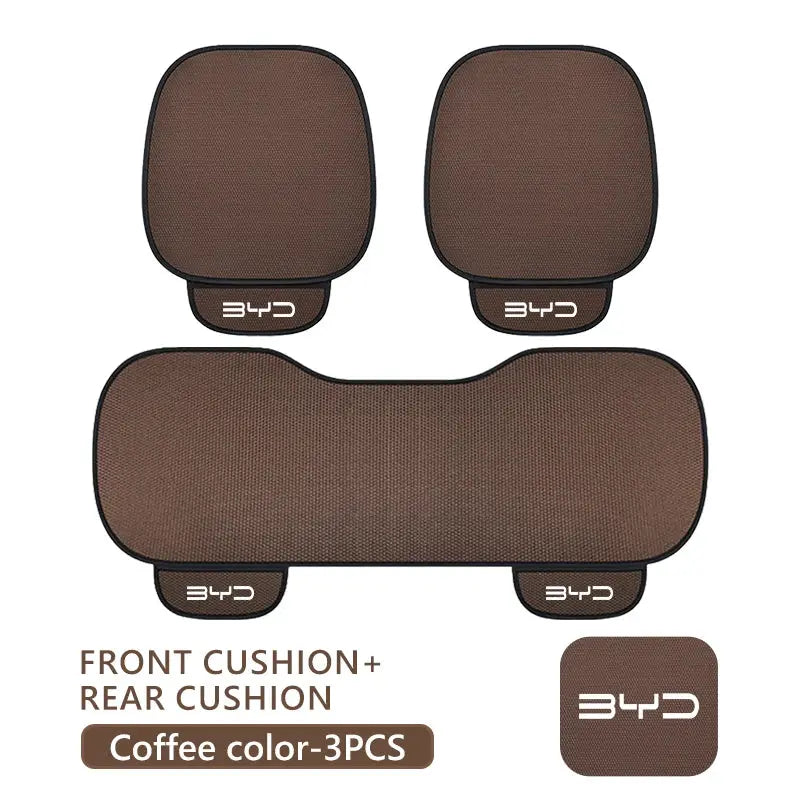 Car Interior Seat Ice Silk Cushion Breathable Protector Cover For BYD Song Tang Dmi Qing Yuan Plus Atto 3 Act 3 E6 Ev Qin Pro Car Mobile World