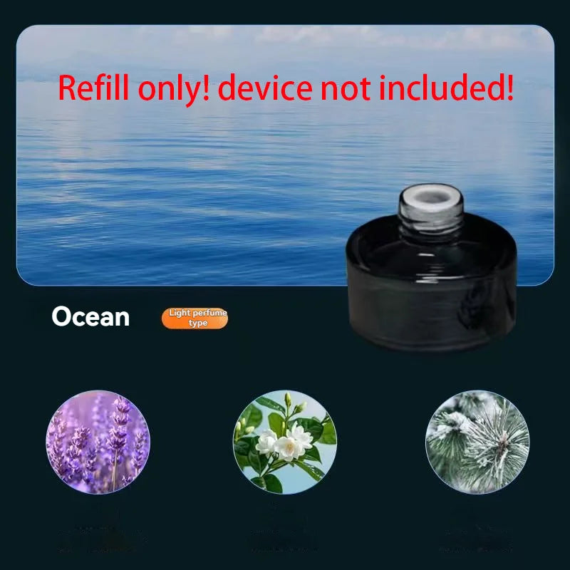 Smart Car Air Freshener Rechargeable Car Aroma Diffuser Cloud Mist with RGB Light for Automotive Interior CM World