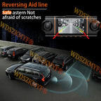New 4K Quad Lens Car Camera WIF dashcam 360° Coverage 24H Parking Monitor G-Sensor Starlight Night Vision Car Security Accessory