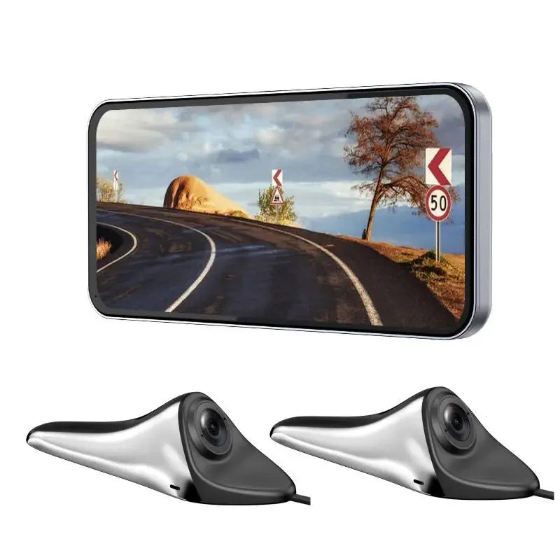 6.25 Inch 2 Channel Car Digital AHD Electronic Rearview Mirror BSD Warning System Side View Blind Spot Parking Assist System
