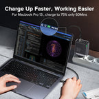 QOOVI 65W GaN Charger USB Type C Fast Charging Quick Charge 4.0 Adapter USB-C PD Charger For Samsung Xiaomi Macbook iPhone ipad Car Mobile World