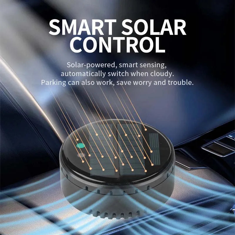 New Air Purifier Home Car Dual-Purpose Solar Anion Formaldehyde Odor Removal Disinfection Odor Cleaner Mini Car Air Purifier CM World