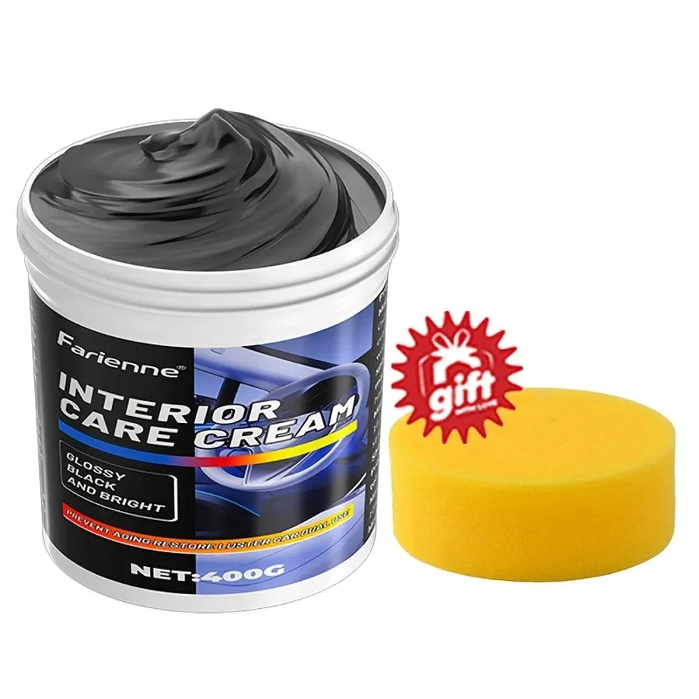 NEW Heavy-Duty Car Plastic Renovator Wax - Fast-Acting Scratch Repair, Restores & Protects Car Bumpers, Interiors, Dashboard, D CM World
