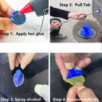 Dent Repair Kit, 2 in 1 Dent Puller Paintless Dent Repair with T-bar Dent Removal Kit,for Repairing Small Dents, Hail Damage