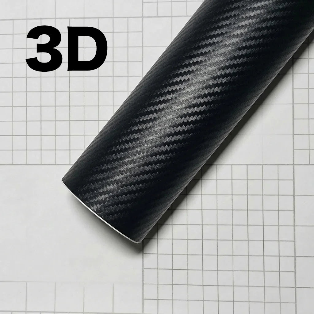 Carbon Fiber Car Body Vinyl Wrap Matte Accessories Glossy Black Sticker 3D 4D 5D 6D Auto Foil Cover Motorcycle Decoration Film Car Mobile World