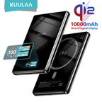 KUULAA Qi2 Magnetic Power Bank 10000mAh PD20W Portable Charger Wireless External Battery for iPhone17 16 15 14 Pro Max Powerbank Car Mobile World