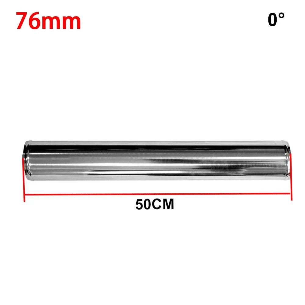 Universal L S Type Aluminum Tube 76mm 89mm 3inch 3.5inch Cold Air Intake Pipe for Racing Car Turbo High Flow 0/45/90/180 Degrees CM World