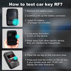WOYO Frequency Tester Car Key 10-1000MHZ, PL001 Door TV RF IR Remote Control Tester Detector Inspection Tool, 315,433,868,902MHZ CM World