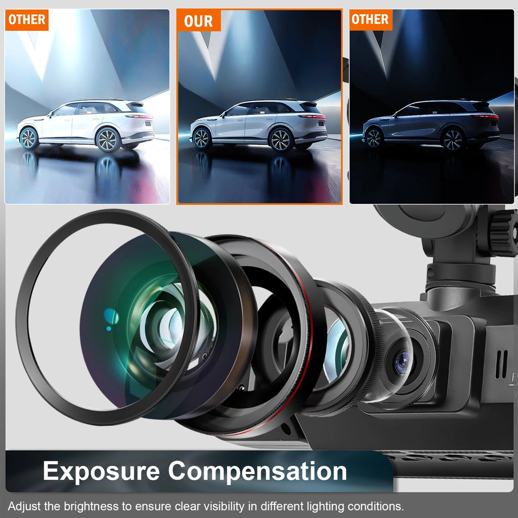 Dashcam for Cars 4 Channel Black Box WiFi Driving Camera FHD 1080P Night Vision Loop Recording Add Hardwire Kit Car Accessories Car Mobile World