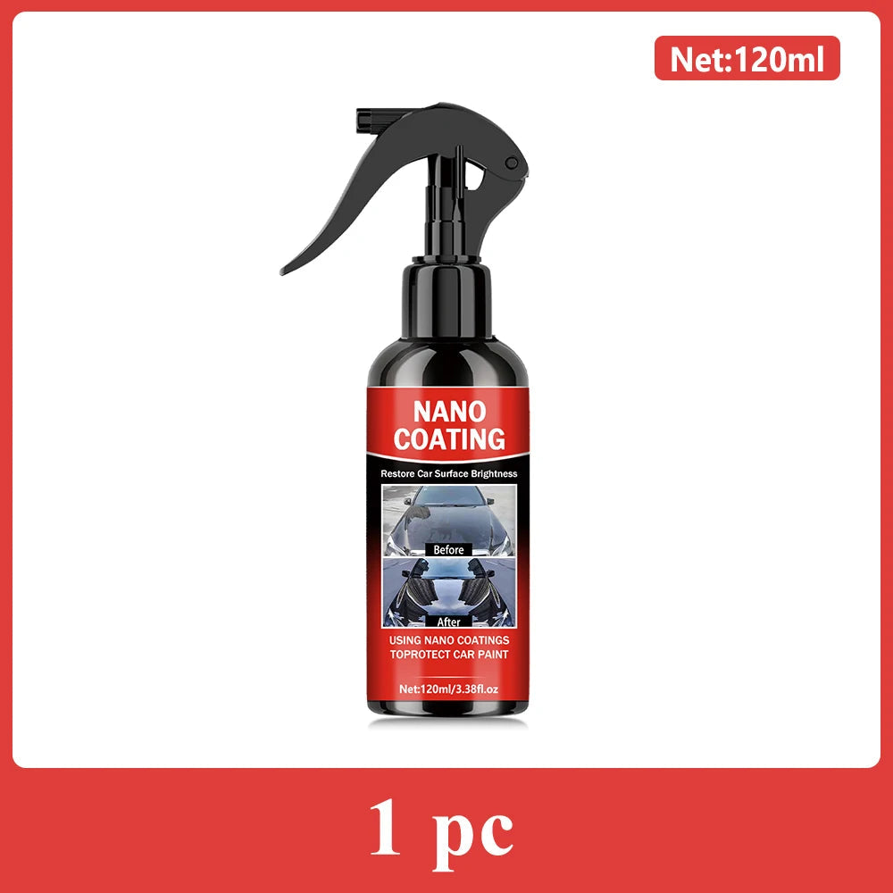 Graphene Nano Ceramic Car Coating Kit - Universal Professional Car Beauty, High Gloss Car Paint Protection, Long-Lasting Gloss CM World