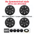 4PCS 18 Inch Wheel Hub Cap for New Tesla Model Y Standard 2025+ Automobile Hubcap Replacement Wheels Cover Full Rim Accessorie