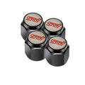 Car Wheel Tire Valve Stem Caps Air Cover with Wrench for Subaru Forester Ascent BRZ STI Exiga Legacy Outback Tribeca WRC WRX XV CM World