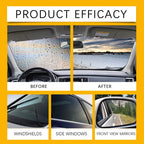 Portable Car Glass Cleaner Brush Effortlessly Remove Oil Film Water Marks and Dirt Keep Windshield Transparent for Safe Driving