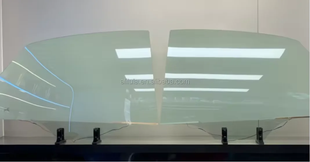 4PCS DC12V Self-Adhesive PDLC Smart Film 50x100cm, Switchable Privacy Window Film for Car Home Office Glass
