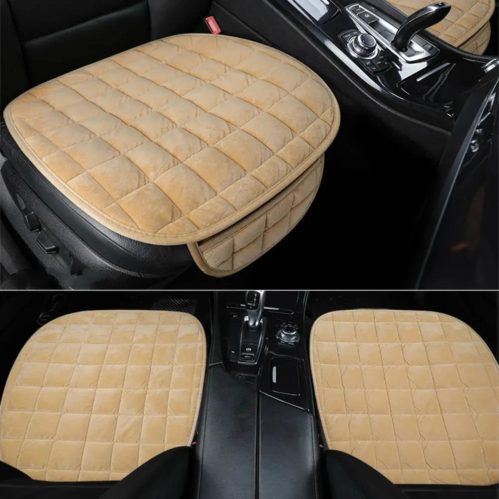 Universal Winter Warm Car Seat Cover Cushion Anti-slip Front Chair Seat Breathable Pad Car Seat Protector Seat Covers for Cars Car Mobile World