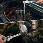 Universal Adjustable Nylon Strap Oil Filter Wrench, 1/2" Drive Tool for Engine Filters and Fittings Car Mobile World