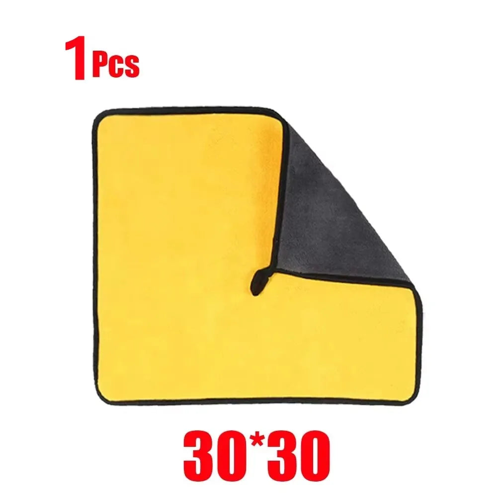 1-15PCS Microfiber Cleaning Towel Car Cleaning Cloths Professional Detailing Car Drying Microfiber Towel Wash Towel Accessories