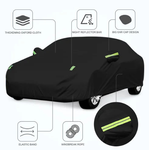 For Alfa Romeo Stelvio Outdoor Protection Full Car Covers Snow Cover Sunshade Waterproof Dustproof Exterior Car Accessories