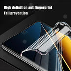 5 Pcs Hydrogel Film For Xiaomi Redmi Note 14 13 12 Pro Plus 11 Poco X6 X5 Pro Xiaomi 14T 13T 12T Pro Full Cover Screen Protector Car Mobile World