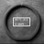 Suede Cover for All Seasons Car Steering Wheel Cover Ultra-thin Non-slip D-shaped Round Breathable Auto Steering Wheel Protector CM World