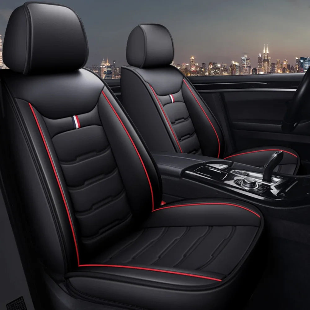 Full Coverage Universal Pu Leather Car Seat Covers for Buick Enclave Cascada Encore Lacrosse Excelle Regal TourX Car Accessories CM World