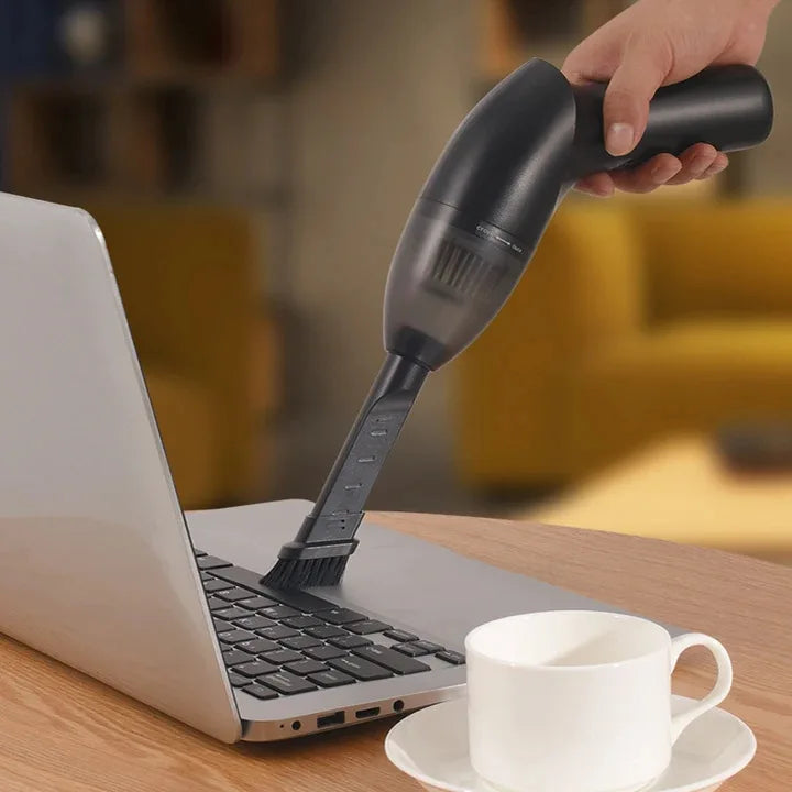 Portable Handheld Car Vacuum Cleaner, Wireless Rechargeable Mini Wet Dry Vacuum, High Power Lazy Cleaning Tool for Home Car