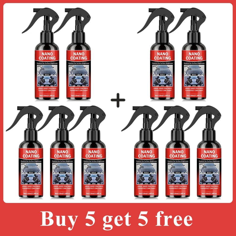 Graphene Nano Ceramic Car Coating Kit - Universal Professional Car Beauty, High Gloss Car Paint Protection, Long-Lasting Gloss CM World