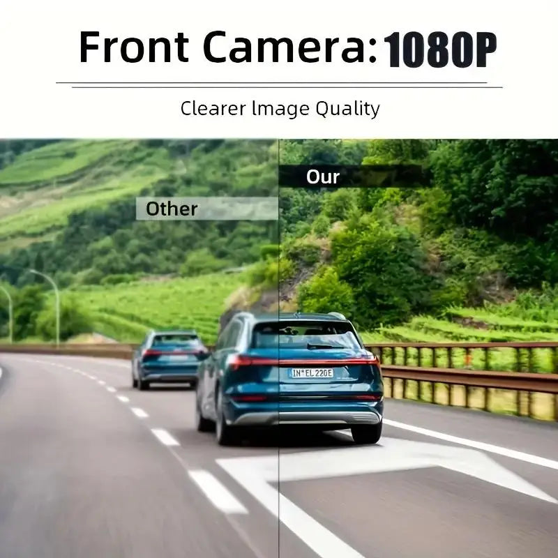 10 Inch Car DVR Front HD Night Vision Camera 1080P Touch Screen Dashcam For Car Lens Streaming Driving Recorder Dash Camera