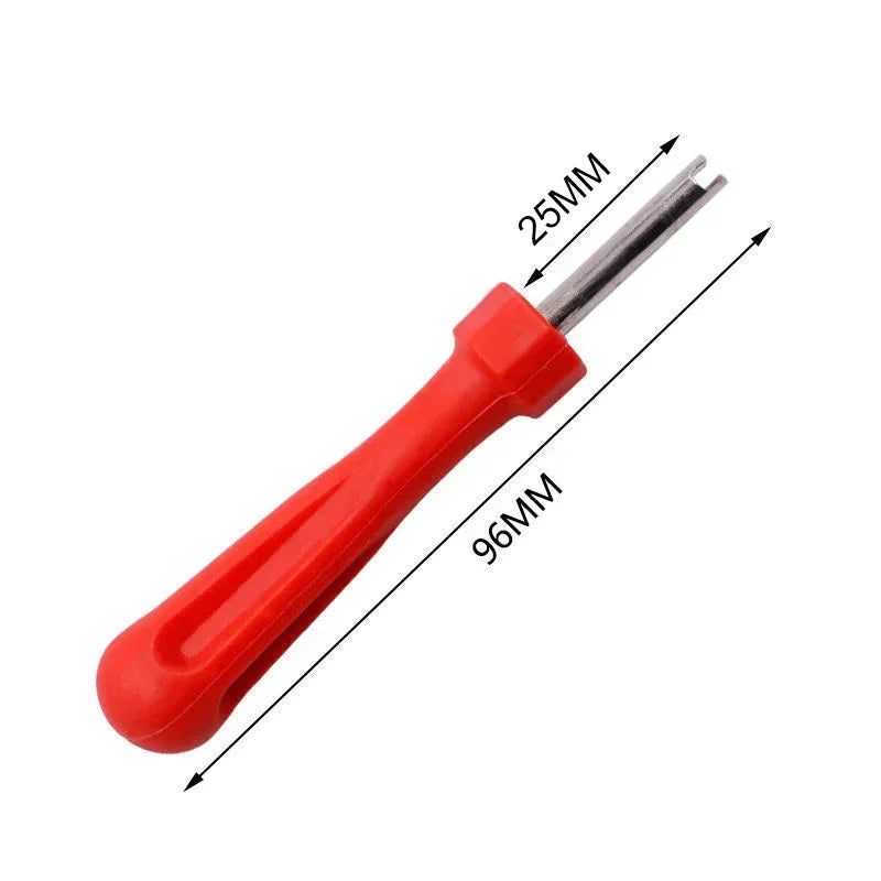 1/5Pcs Car Bike Motorbike Slotted Handle Tire Valve Stem Core Remover Tire Valve Core Screwdriver Car tyre Repair Install Tools
