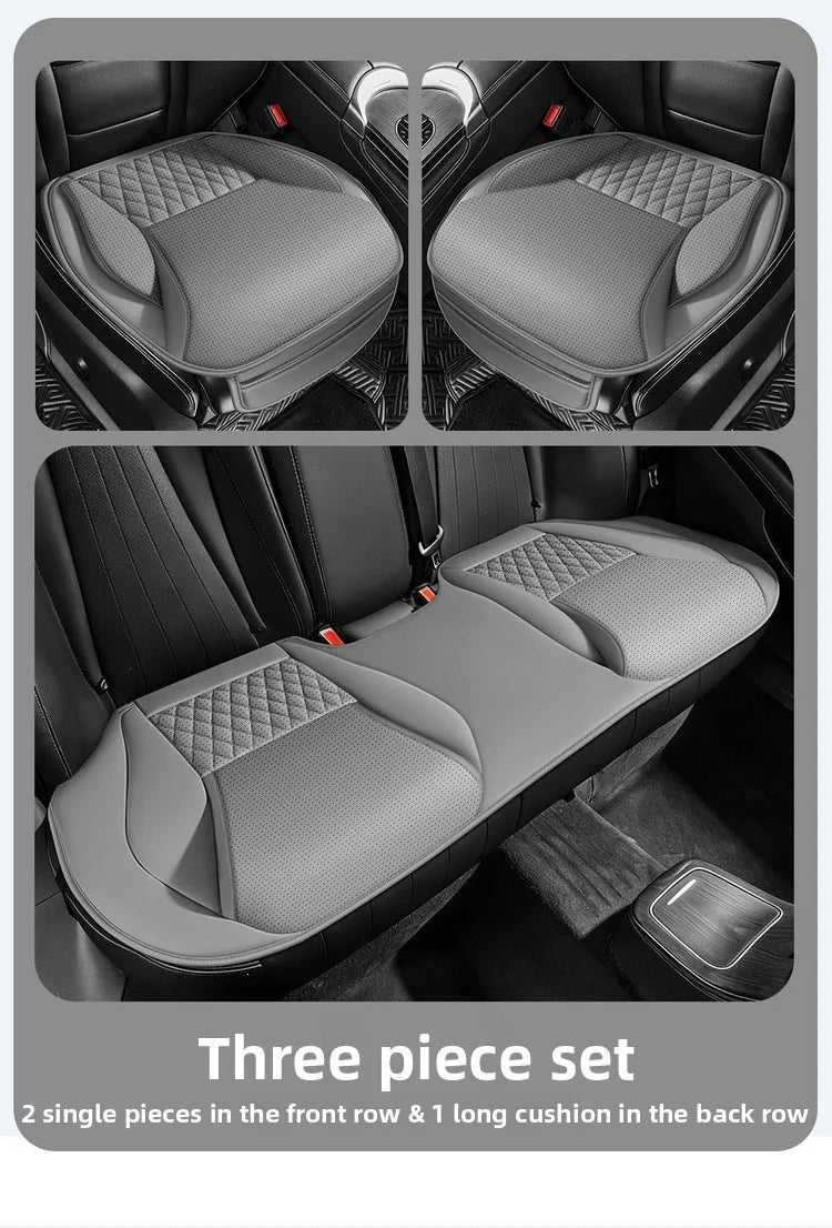 Universal Ergonomic Car Seat Cover Built-in 6cm Lumbar Support and Leg Bolster Breathable SUV Sedan Cushion Car Seat Protection