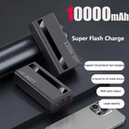 VIVO 1000000mAh Large Capacity Power Bank Digital Display 120W Fast Charging Outdoor Power Supply For Xiaomi Huawei iPhone 2026 Car Mobile World