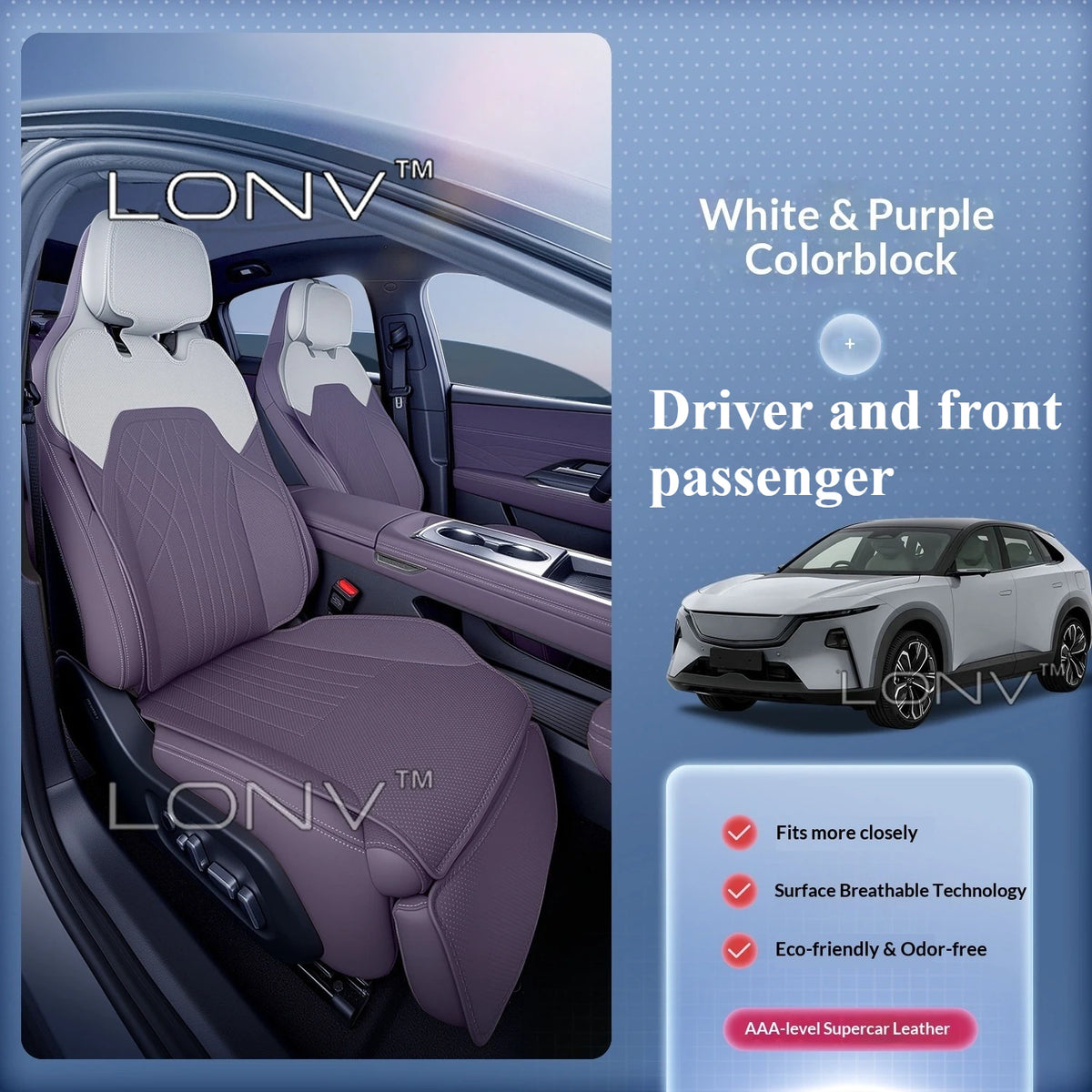 For Mazda CX-6e EZ-60 2026 2025 Car Seat Cover Cushion Full Set  Leather Custom Breathable Seat Protector Interior Accessories