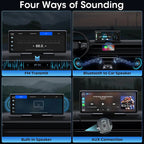 11.26 inch Dash Cam Car DVR 4K Camera Wireless Carplay Android Auto Touch Screen Dual Len Video Recorder Dashboard BT FM AUX GPS Car Mobile World
