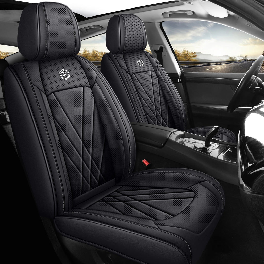 Five-Seat Car Seat Covers Full-Coverage Design Sleek Elegant Universal Fit for Most Vehicles Car Mobile World