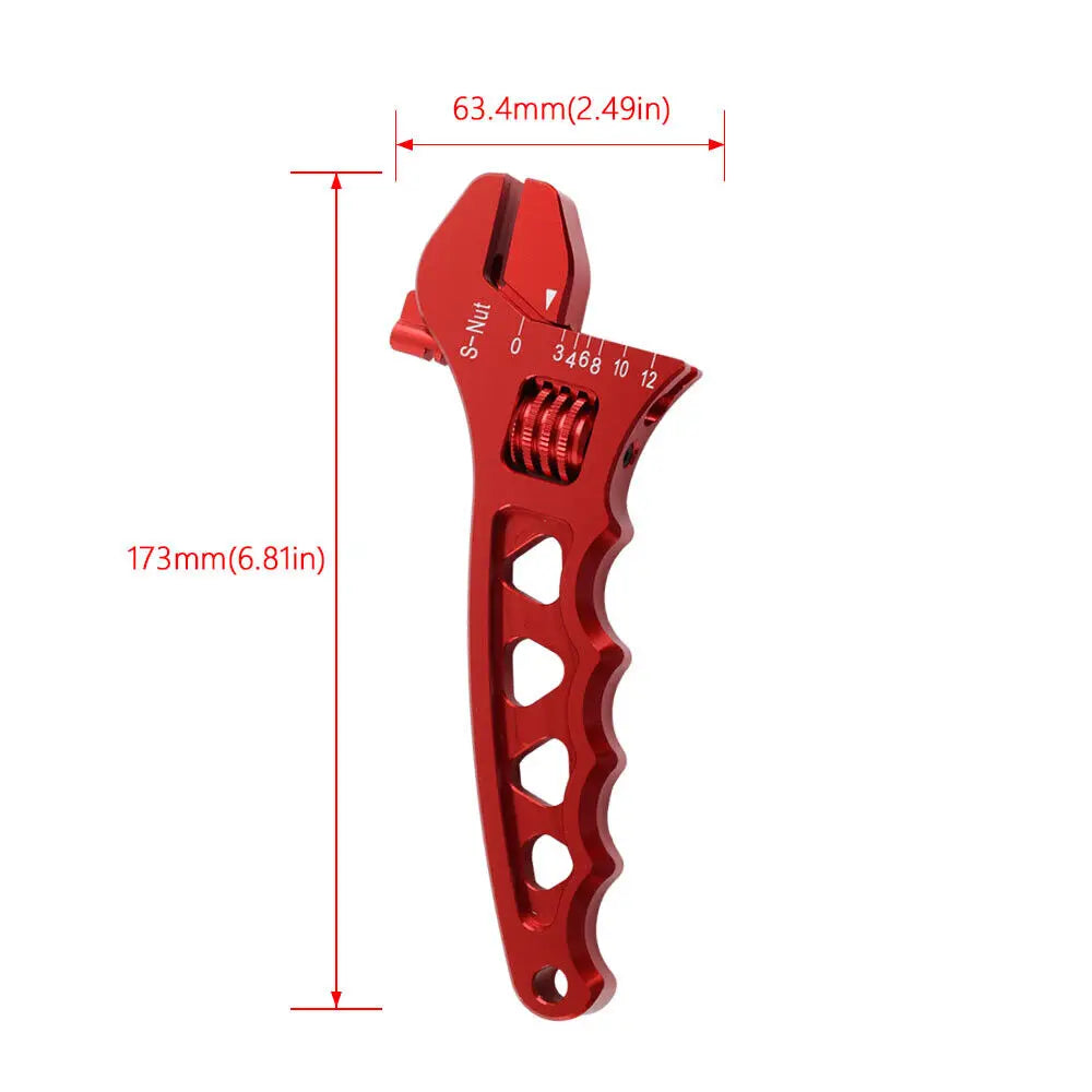Adjustable AN Aluminum Wrench Hose Fitting Tool Aluminum Spanner AN3-AN12 Wrench Spanner Fitting Tools