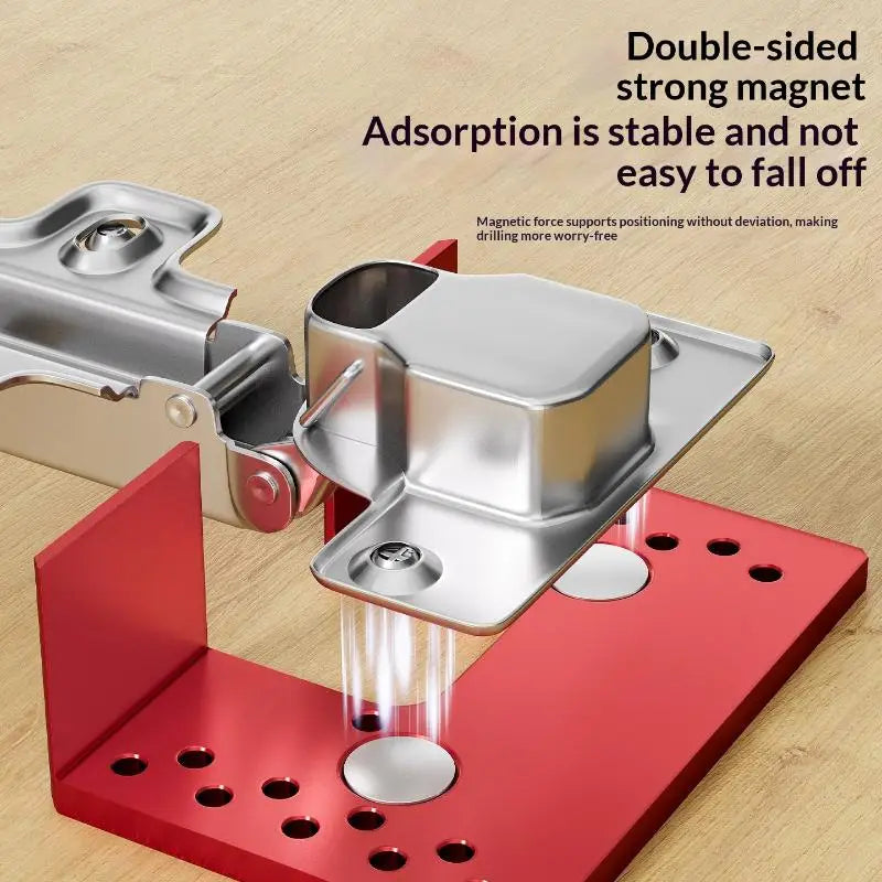 Reusable Magnetic 2mm Cabinet Hinge Spacer Gap Alignment Tool for Wardrobe Door Installation Cabinet Repair DIY Woodworking
