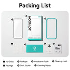 Joyroom 1/2/3pcs HD Glass Screen Protector for iPhone 16 15 14 13 12 11 Pro Max Full Screen Tempered Glass Protection for iPhone Car Mobile World