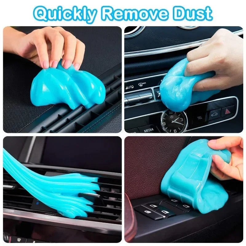Car Cleaning Gel Slime Magic Mud Auto Interior Computer Keyboard Dirt Clean Dust Remover Gel Car Wash Interior Cleaning Tools CM World