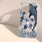 Ocean Shark Whale Design Phone Case For iPhone 17 16 11 13 14 15 12 Pro Max 7 8 14 15 Plus X XS SE 16E Shockproof Bumper Cover﻿